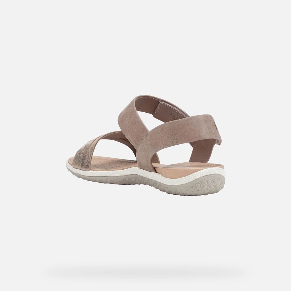 Geox Sandals Beige Vega - Geox Womens Shoes - KMBVLY054